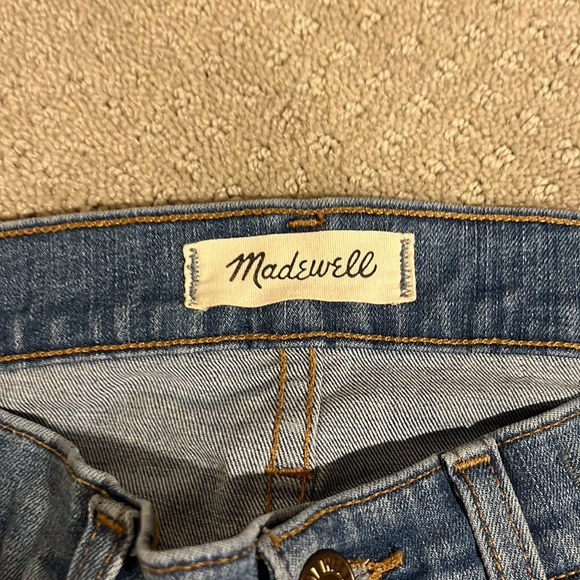 Madewell light wash skinny 9 inch jeans - Picture 3 of 4